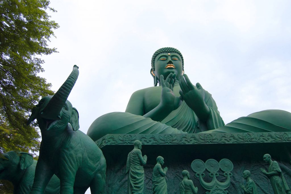 Toganji Temple Green Budha