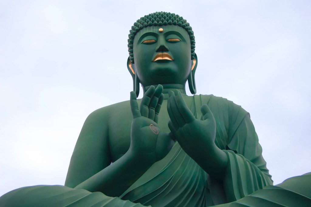 Toganji Temple Green Budha