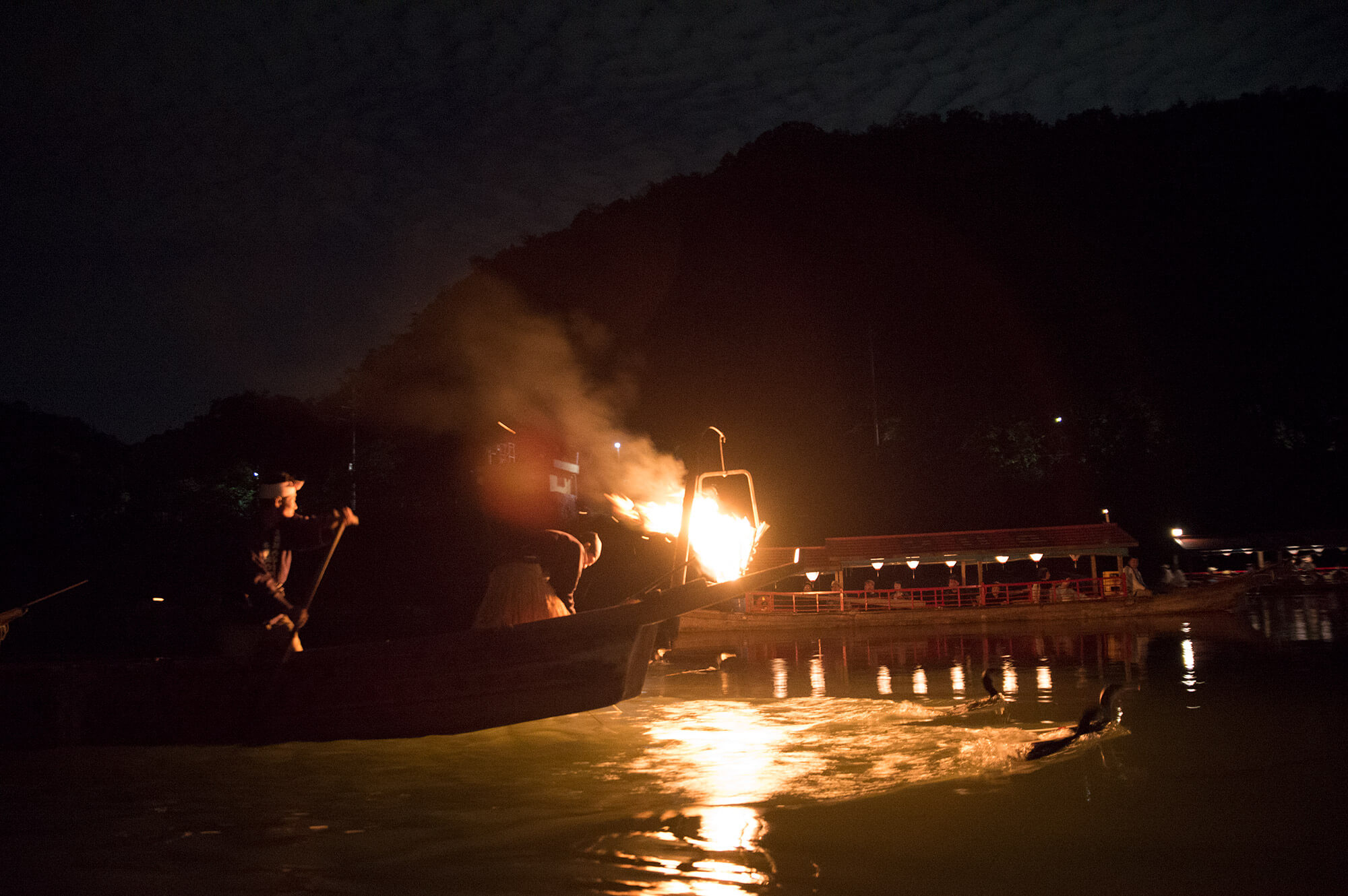 Kiso River Cormorant fishing