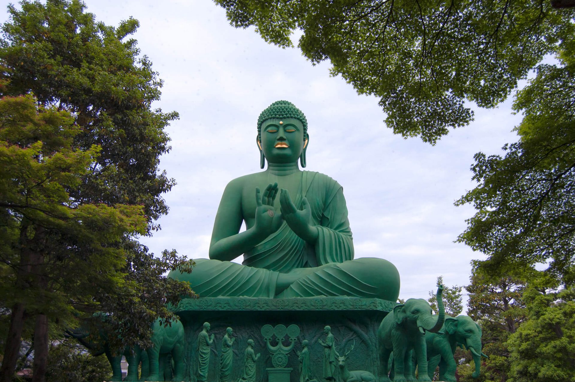Toganji Temple Green Budha