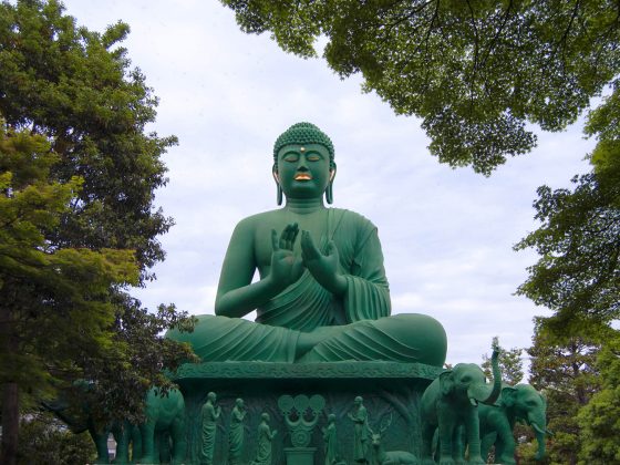 Toganji Temple Green Budha
